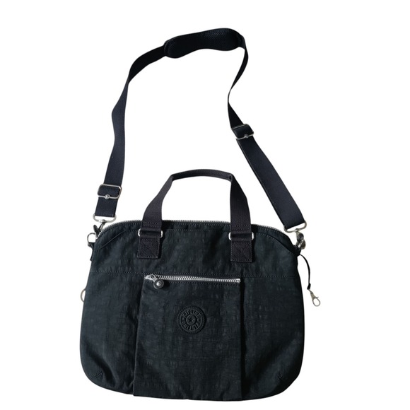 Kipling Laptop Crossbody Shoulder Bag 15" Black - Picture 1 of 10